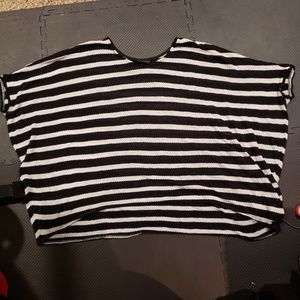 Lane Bryant Tops - Oversized Stripe Knit Shirt Lane Bryant Tops - Oversized Stripe Knit Shirt